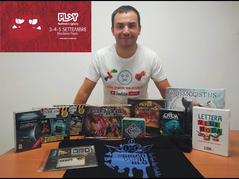 Unboxing Modena Play 2021 - Giochi da Tavolo (67# Unboxing Non Richiesto)