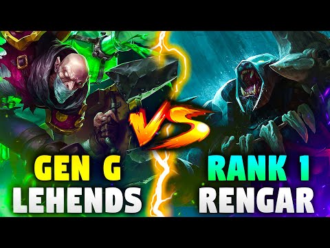 Rank 1 Rengar Faces Off Against Gen G Lehends (Korean Pro)