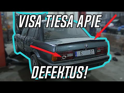 Apie E30 defektus, bandau pats virint ir dažyt bash bar'ą ir dar viena Eunos Roadster ///  SE02EP34