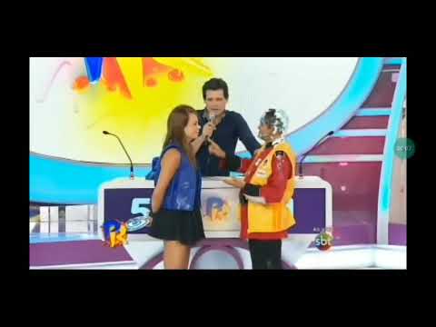 Meninos do Programa do Ratinho Dando Tortada no Domingo Legal (21/12/2014)