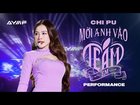 CHI PU (芝芙) - Mời Anh Vào Team Em (Remix) | Asian Youth Music Festival 2023 | Live Performance