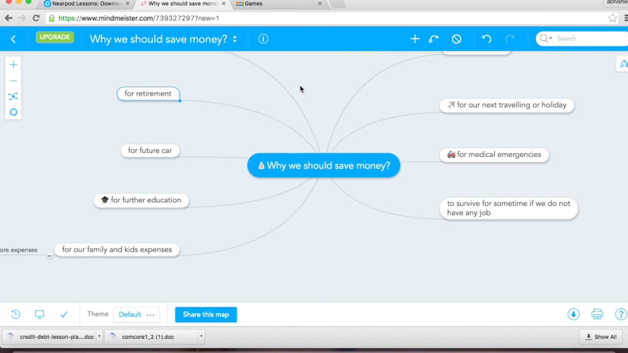 Lesson plan 2 mindmeister