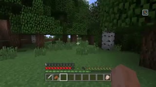 ［minecraft］ボチボチ探索しながら拠点建築