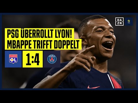 PSG dominiert! Lyon kommt nicht hinterher: Lyon - PSG 1:4 | Ligue 1 | DAZN