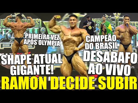 RAMON GOES UP ABSURDLY FOR THE FIRST TIME AFTER BECOMING OLYMPIA CHAMPION AND SPEAKS OUT ON STAGE