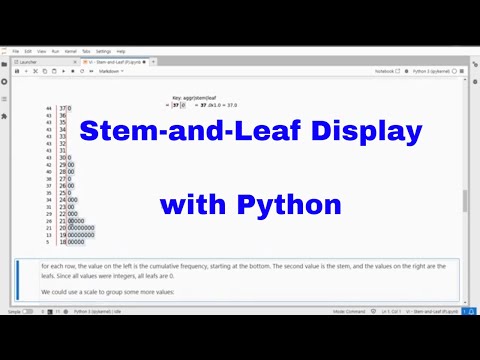 Python Stem And Leaf Display