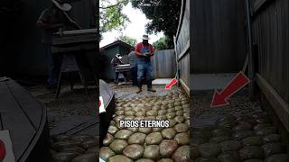 ¡Así construyen pisos que parecen piedra y duran 100 años!