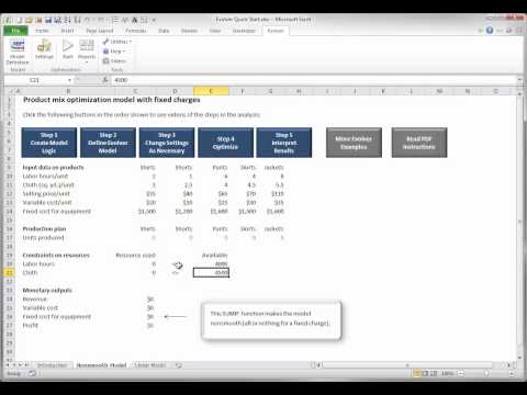 Evolver Quick Start - Step 1: Create Model Logic