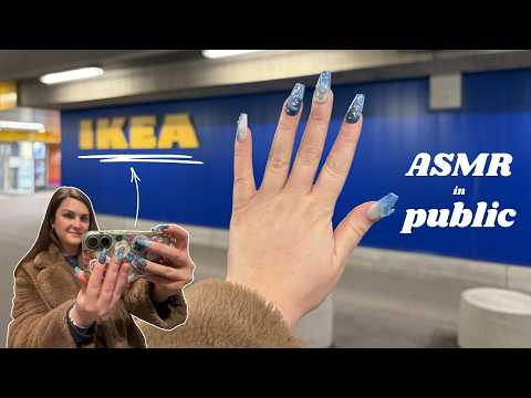 Public ASMR at IKEA 🫶 Tapping & Scratching in Showrooms