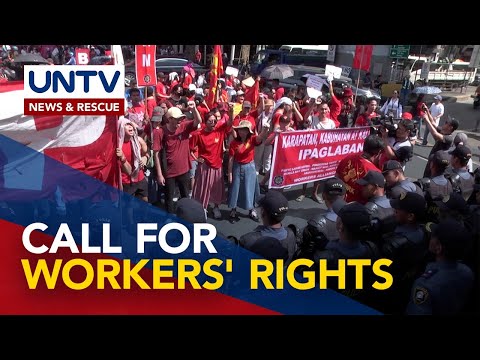 Multi-sectoral groups march for wage hike, contractualization on Labor Day