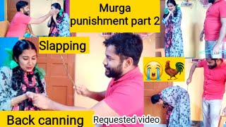 Murga punishment  Back canning  Strict teacher Sla