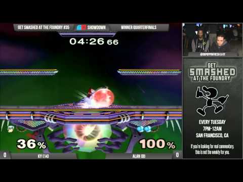 Get Smashed at the Foundry #35 - Winner Quarters: Ky (Marth) vs Alan (Sheik)