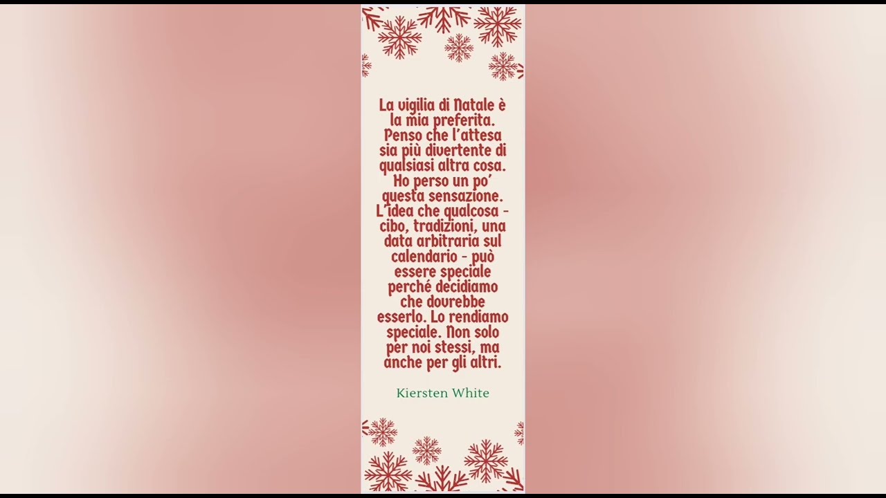 Watch Now Frase del giorno: 24 Dicembre 2022 Frase del giorno: 24 Dicembre 2022