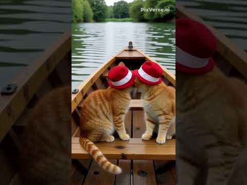 oh...cats is fishing 😮😮😮😮