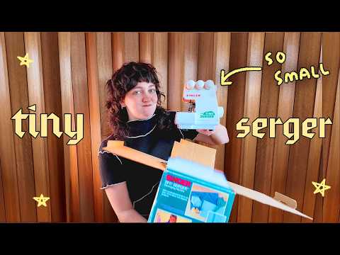 I found a tiny serger at the thrift store. Let's see if it works ✴🦋𓅰