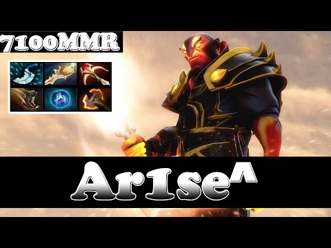 Dota 2 - Patch 6.87 - Ar1se^ 7100MMR Plays Ember Spirit Vol 3  - Ranked Match Gameplay