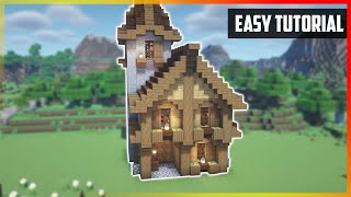 ⚒️ Minecraft: Starter Medieval House with Interior | Easy Tutorial