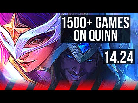 QUINN vs SYLAS (TOP) | Rank 3 Quinn, 1500+ games | KR Grandmaster | 14.24
