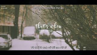 • Vietsub/Lyrics • Taylor Swift &#39;That&#39;s When (Taylor’s Version) (From The Vault)&#39; | Hawyn &amp; Hamilk