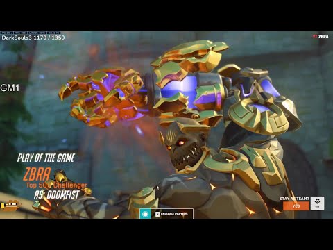 Overwatch 2 Doomfist God ZBRA Destroys Whole Enemy Team On Eichenwalde -POTG-