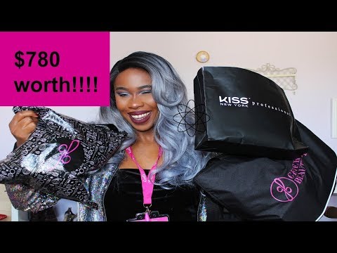 GEN BEAUTY NYC| 2017 $780 OF FREE PRODUCTS| TIPS FOR SHY CREATORS| PT. 1