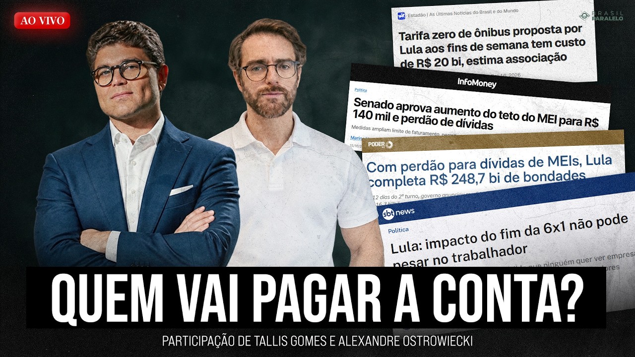 COMO A CONTA DA ELEIÇÃO SERÁ PAGA? | Com Tallis Gomes e Alexandre Ostrowiecki | AO VIVO