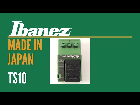 Vintage Ibanez Tube Screamer TS10 Classic Overdrive (Japan) Demo Test