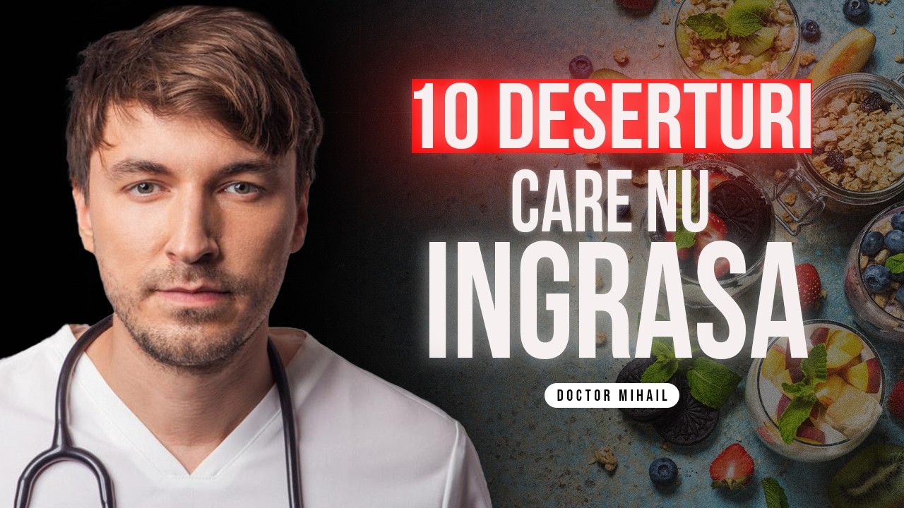 10 DESERTURI care NU îngrașă! Usor de preparat 👍🏼