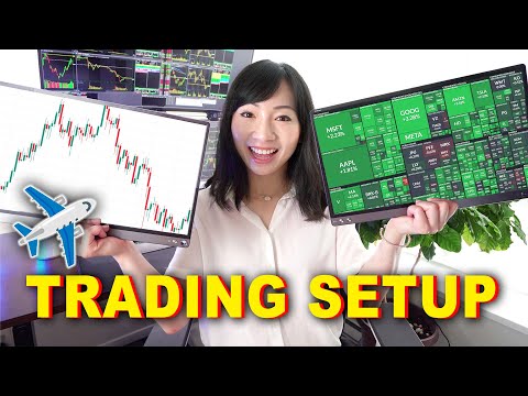 Day Trading Set Up for Travel Trading (I Got Emotional...)
