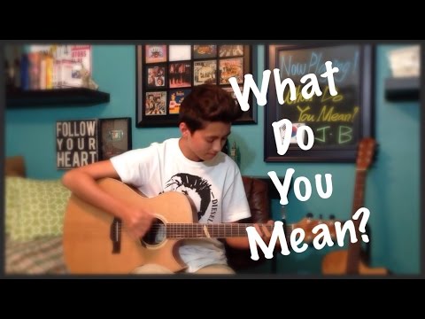 What Do You Mean? - Justin Bieber - Fingerstyle Guitar Cover - Andrew Foy