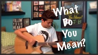 What Do You Mean? - Justin Bieber - Fingerstyle Guitar Cover - Andrew Foy