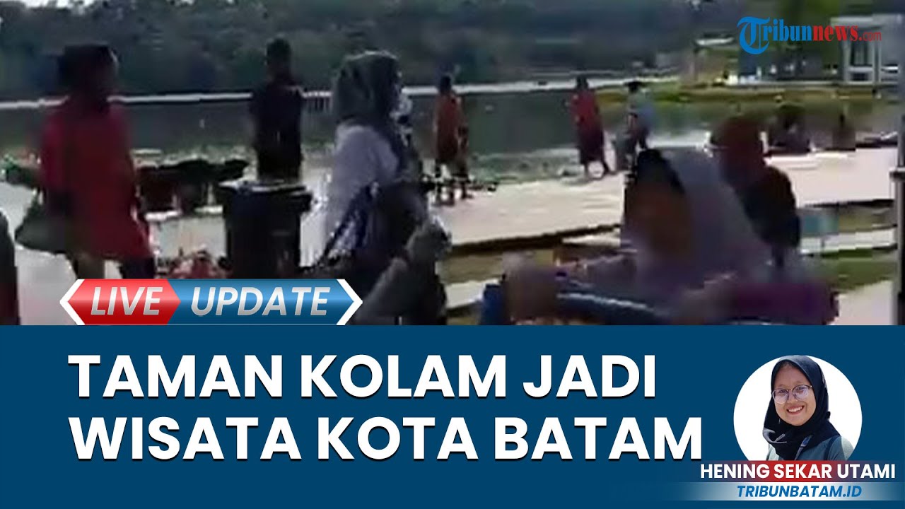 Objek Wisata Taman Kolam Sekupang Kota Batam Dibanjiri Pengunjung ...