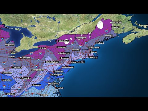 When To Expect Your First Snowfall In The Northeast & Mid-Atlantic