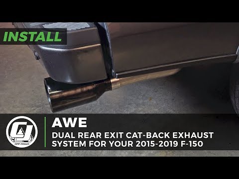 2015-2019 Ford F-150 Install: AWE Dual Rear Exit 0FG Cat-Back Exhaust System