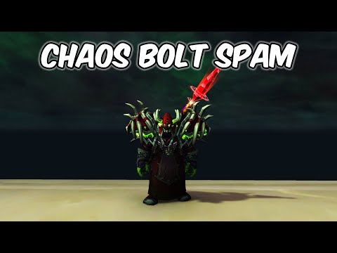 CHAOS BOLT SPAM - Destruction Warlock PvP - WoW Shadowlands 9.0.2