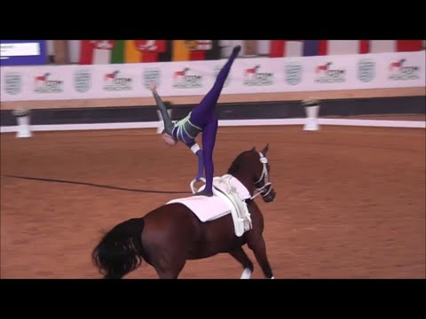 Deutsche Jugendmeisterschaft München 2023 - Einzelvoltigieren - Sarah Liersch