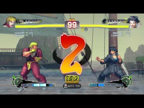 SSF4 AE: Ranked Match Its Showtime360(Ken) vs Enzo TheOldType(Makoto) -2