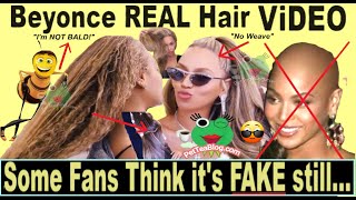 Beyonce SNAPS That's Some Bullsh** ppl think her Real Long Hair is Still FAKE, Shows ROOTS (Video)