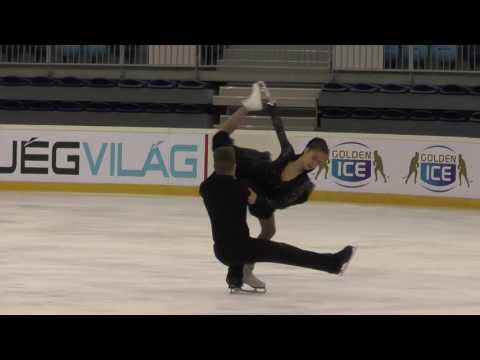 2016 Santa Claus Cup: Peggy BEECK / Leon WAGNER (GER) - ID Advanced Novice, FD