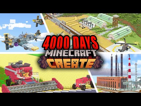 4000 Days FULL MOVIE | Minecraft Create Mod | EP: 48-70