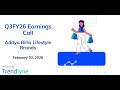 Adita Lifestyle Brands Q3 FY26 Earnings: Strong Growth and Expansion Insights