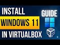 How To Install Windows 11 In Virtual Box Easy Way No TPM