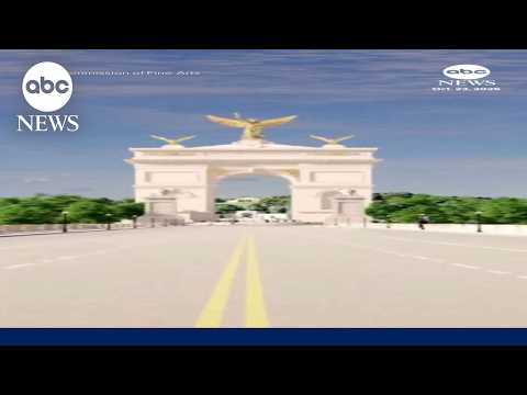 Lawsuit seeks to block President Trump's proposed 250-Foot arch