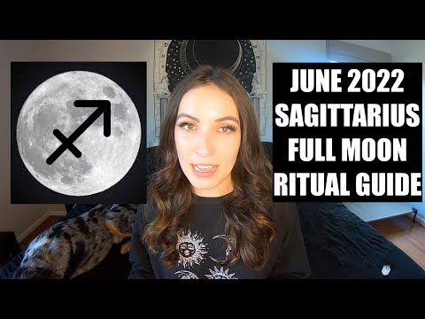 SAGITTARIUS FULL MOON RITUAL GUIDE - tips, crystals, journaling, tarot, glamour