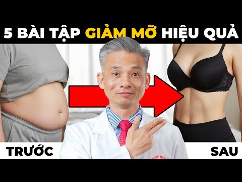 9/10 Người Đã GIẢM MỠ BỤNG Chỉ Sau 7 NGÀY Nhờ Thực Hiện 5 Bài Tập Này!