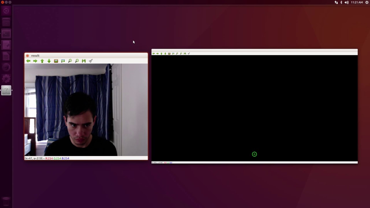 Opencv Image Based Gaze Tracking Demo