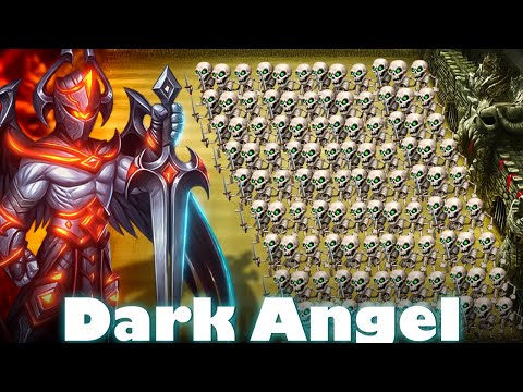 Played in Arena 2 with the Legendary Dark Angel and Made It GIGANTIC! 😱🔥 | #castlecrush