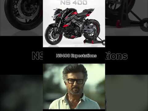 NS 400 expectations vs really 👻 #shorts #viral  #ns400 #bajajpulsar