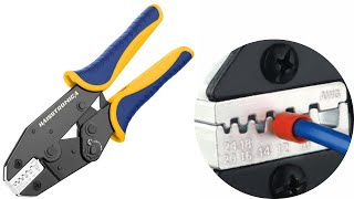 Electricista | Crimpadora para terminales de pin/virola/canutillo/férula en calibres 24 hasta 8 AWG