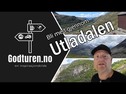 Utladalen, fra Turtagrø til Hjelle i Øvre Årdal